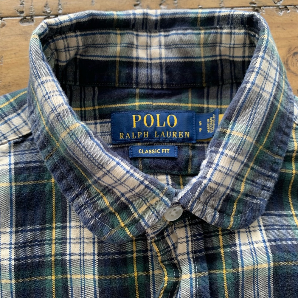 Polo Ralph Lauren Tartan Club Collared shirt S